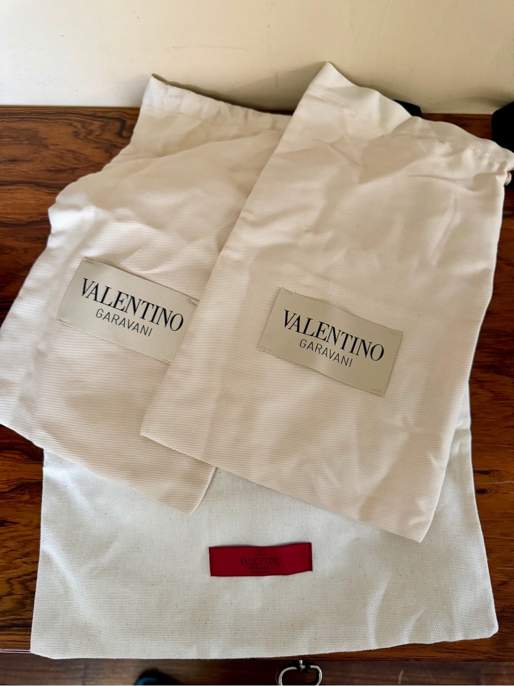 Set of 3 Valentino Garavani Luxury Dust Bags